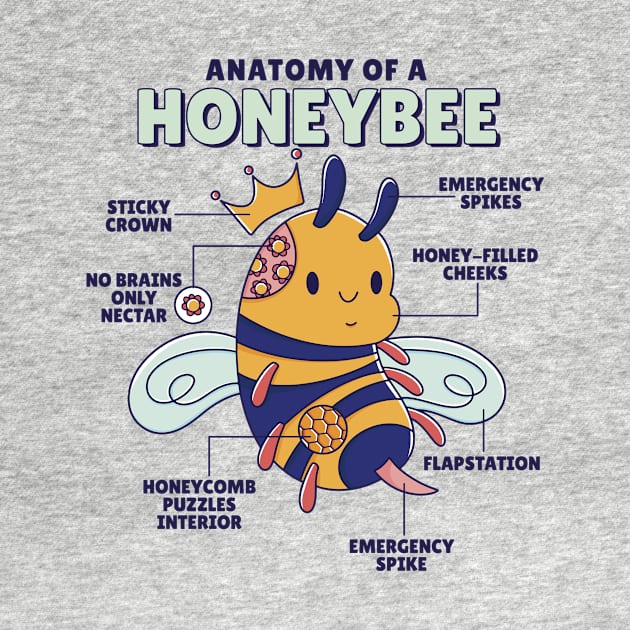 Funny Cute Bee Design by UNDERGROUNDROOTS